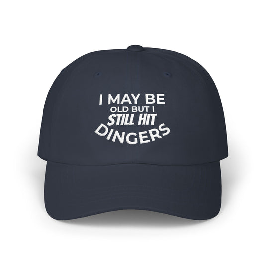 Camo Baseball Cap - "I May Be Old But I Still Hit Dingers" Baseball Hat