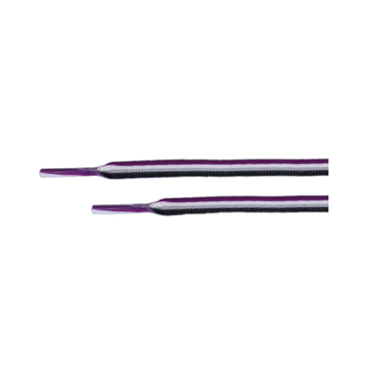Asexual Flag Shoe Laces (1 Pair)