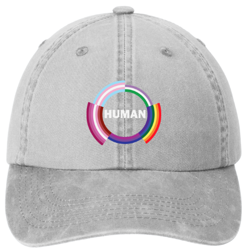 Garment washed Dad Hat - Human