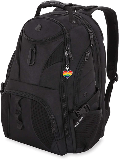 Rainbow Heart Gay Pride Hanging Charms