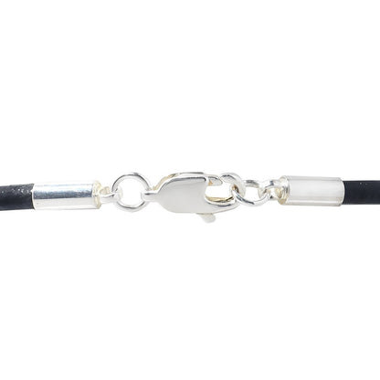 Rainbow Heart Gay Pride Black Cord Bracelets